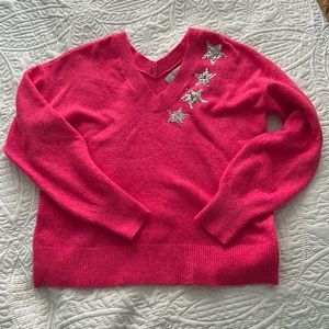 LOFT pink sweater
